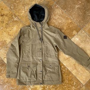 Eddie Bauer Charly rain jacket, KHAKI color, XS